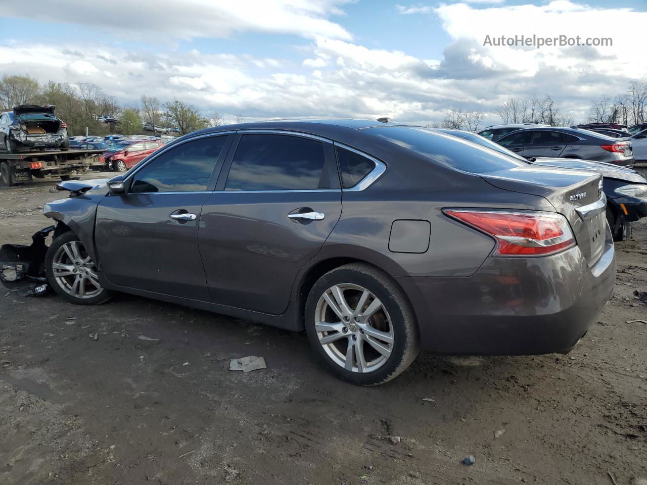 2015 Nissan Altima 3.5s Gray vin: 1N4BL3AP8FC476944