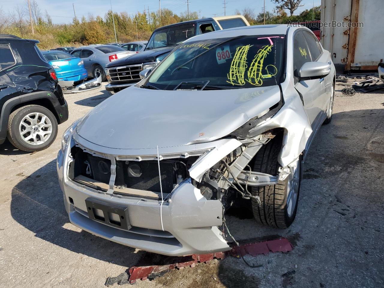 2015 Nissan Altima 3.5s Silver vin: 1N4BL3AP8FC578843