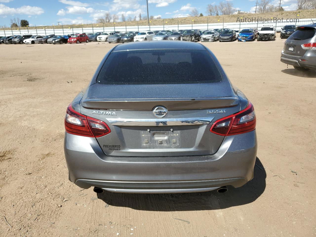 2017 Nissan Altima 3.5sl Серебряный vin: 1N4BL3AP8HC153304