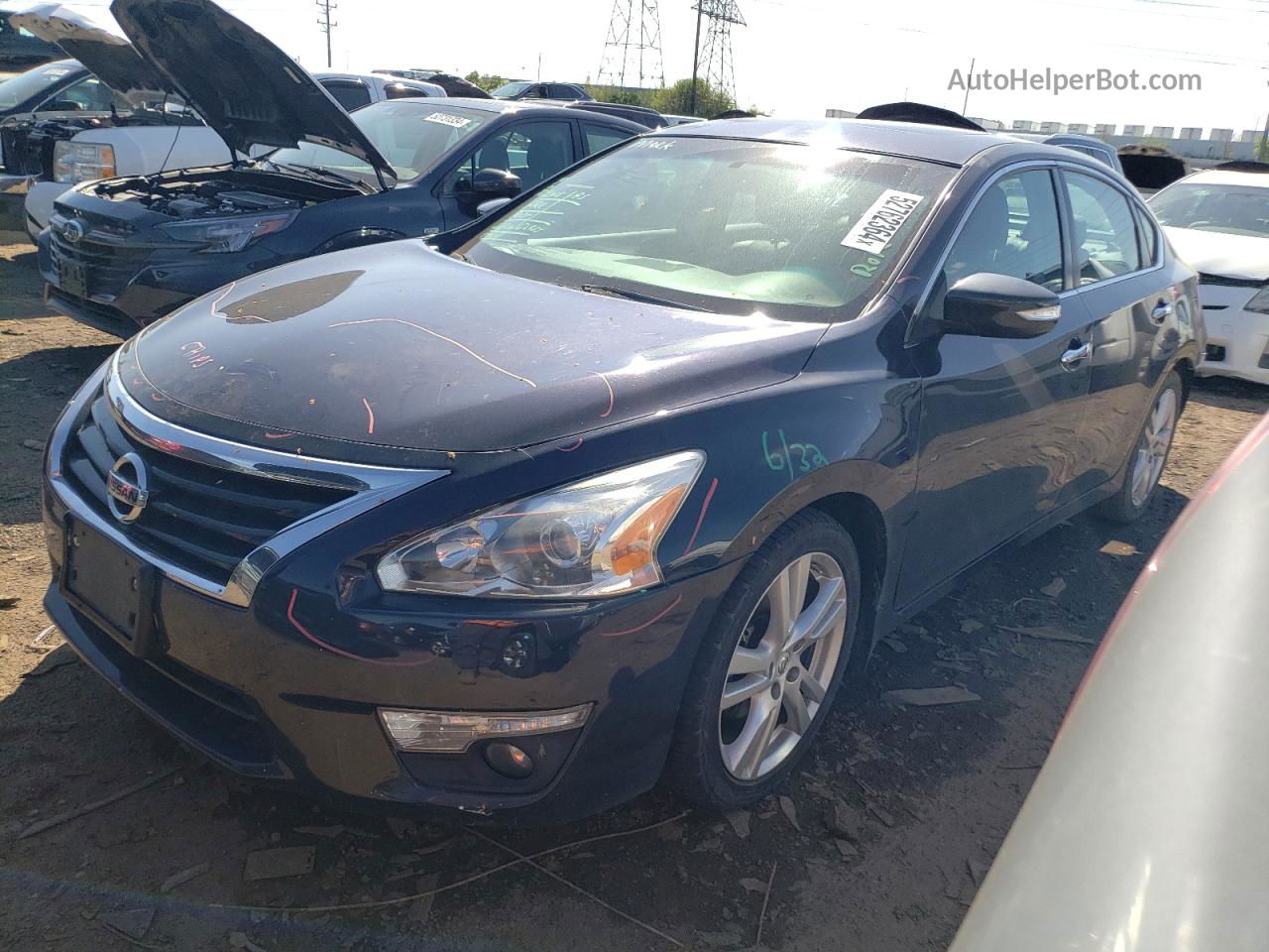 2014 Nissan Altima 3.5s Gray vin: 1N4BL3AP9EC123966