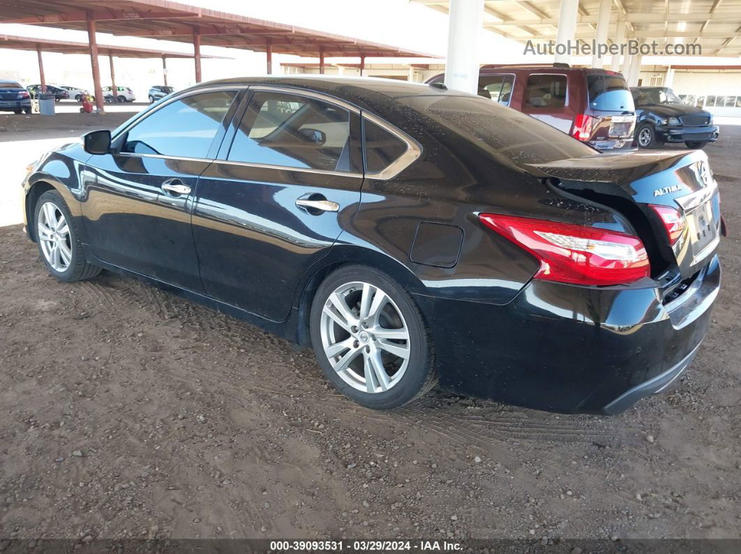 2017 Nissan Altima 3.5 Sl Black vin: 1N4BL3AP9HC177501