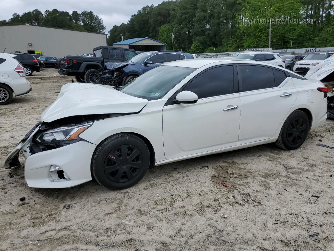 2020 Nissan Altima S White vin: 1N4BL4BV0LC235586