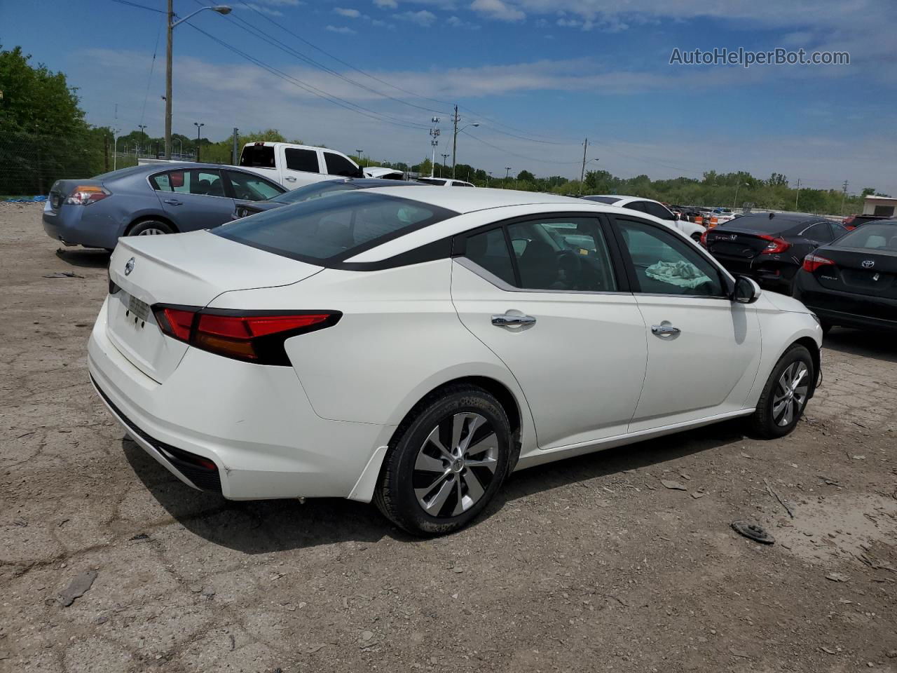 2021 Nissan Altima S White vin: 1N4BL4BV0MN381816