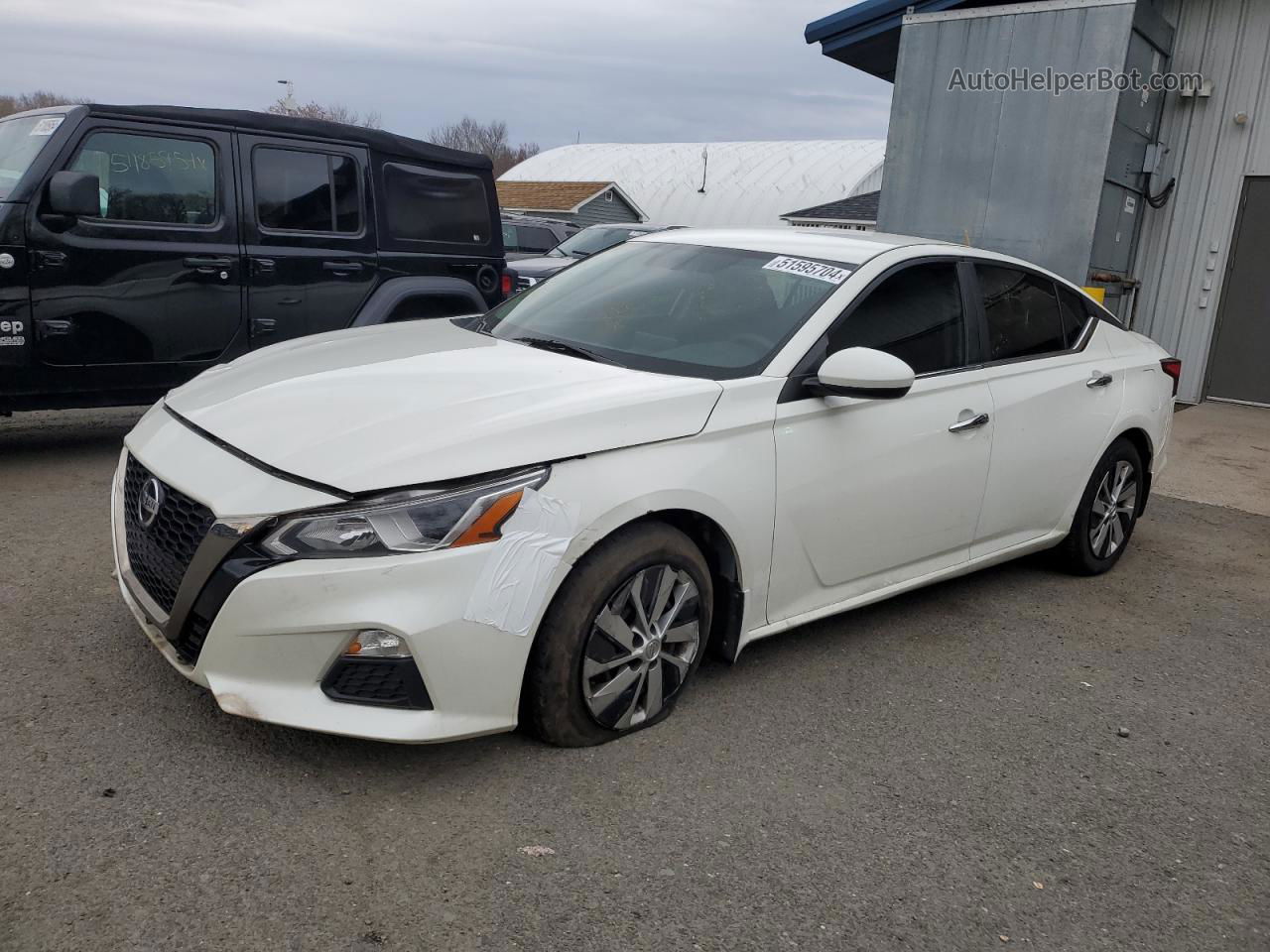 2019 Nissan Altima S Белый vin: 1N4BL4BV1KC138959