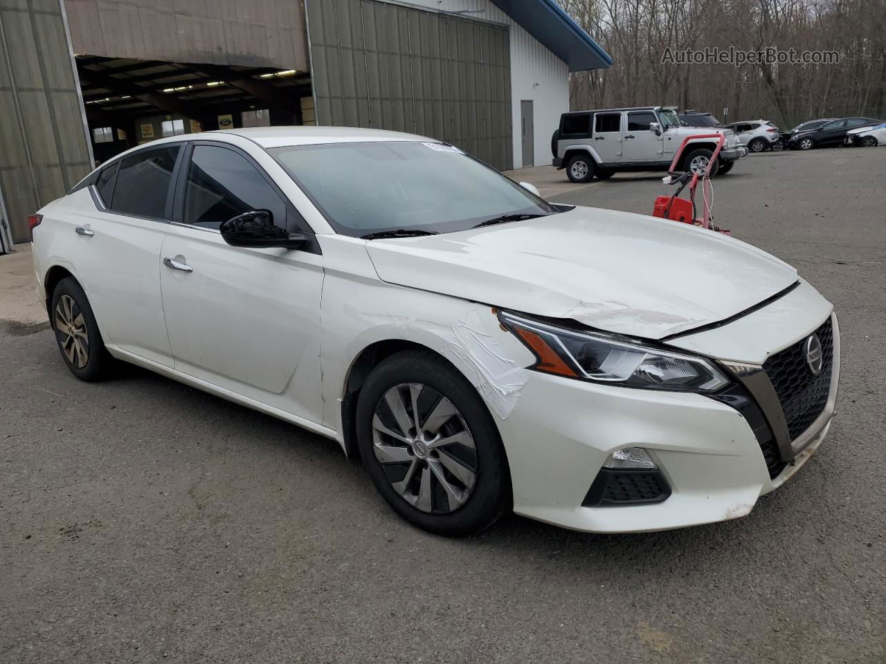 2019 Nissan Altima S Белый vin: 1N4BL4BV1KC138959