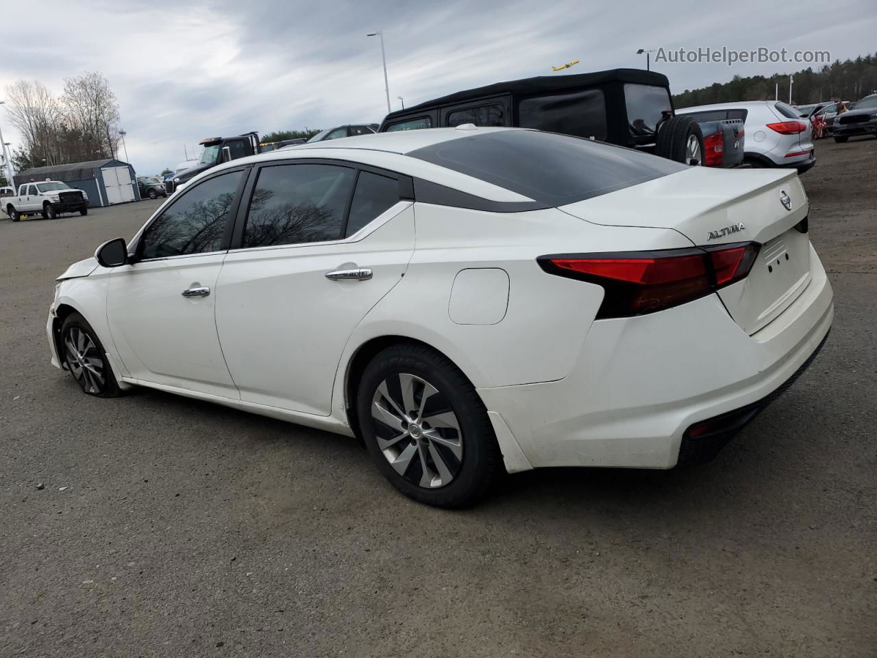 2019 Nissan Altima S Белый vin: 1N4BL4BV1KC138959