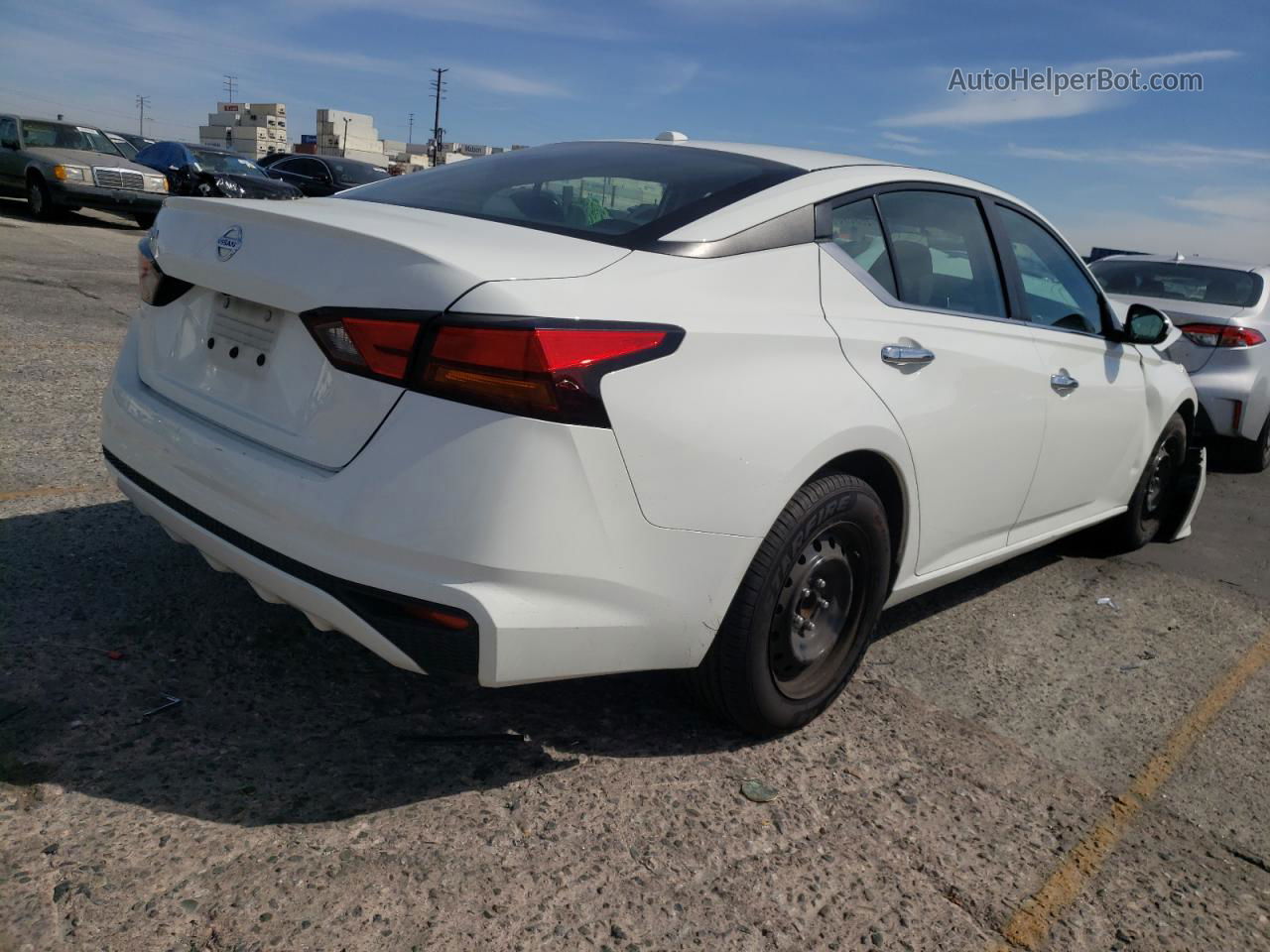 2019 Nissan Altima S White vin: 1N4BL4BV1KC208136