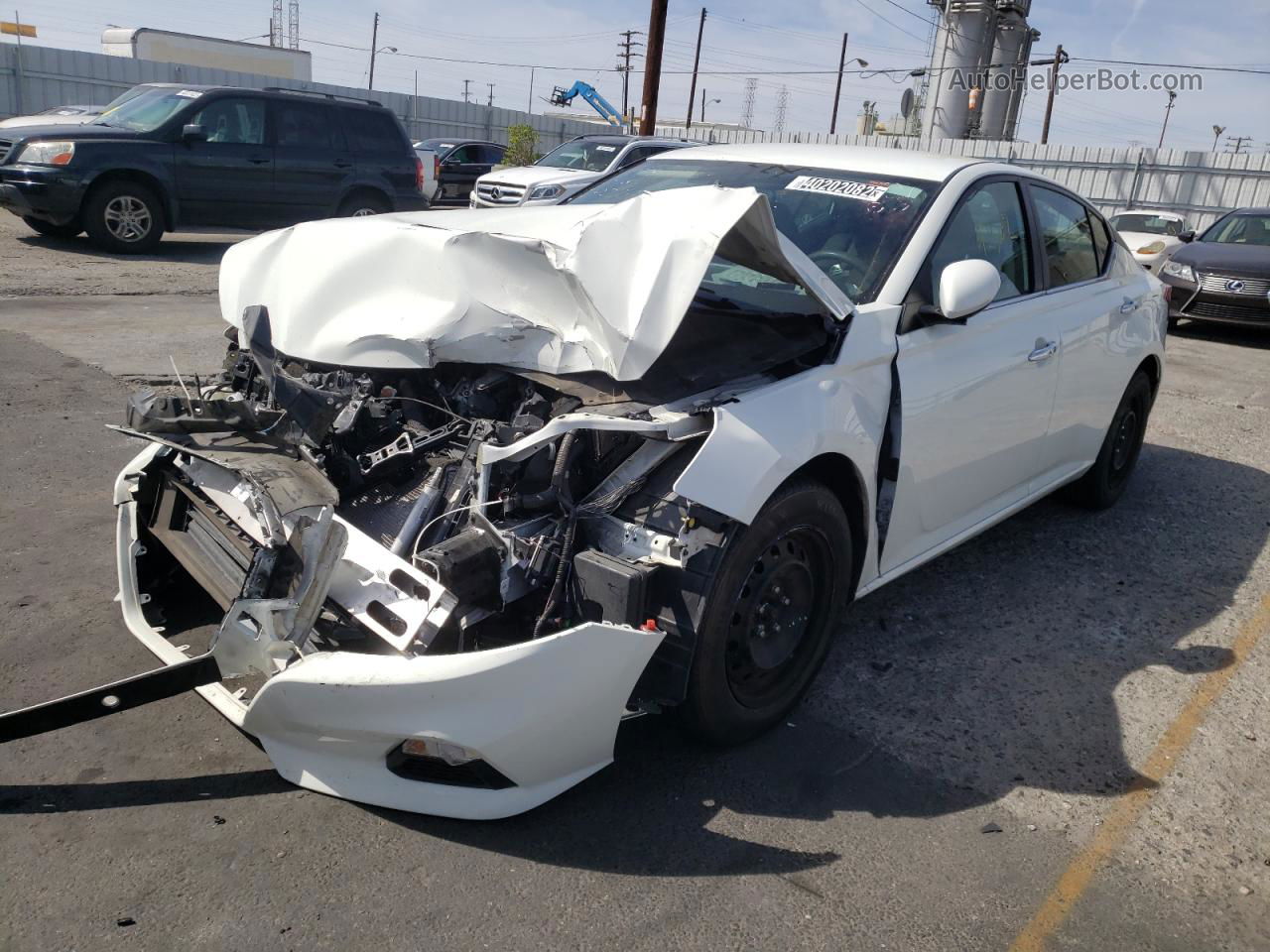 2019 Nissan Altima S White vin: 1N4BL4BV1KC208136