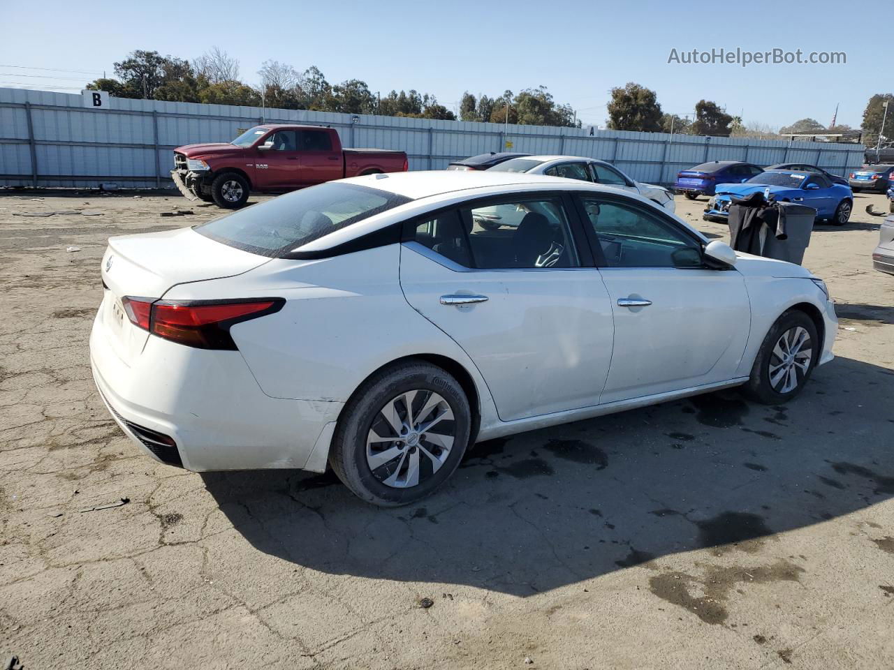 2020 Nissan Altima S White vin: 1N4BL4BV1LC285199