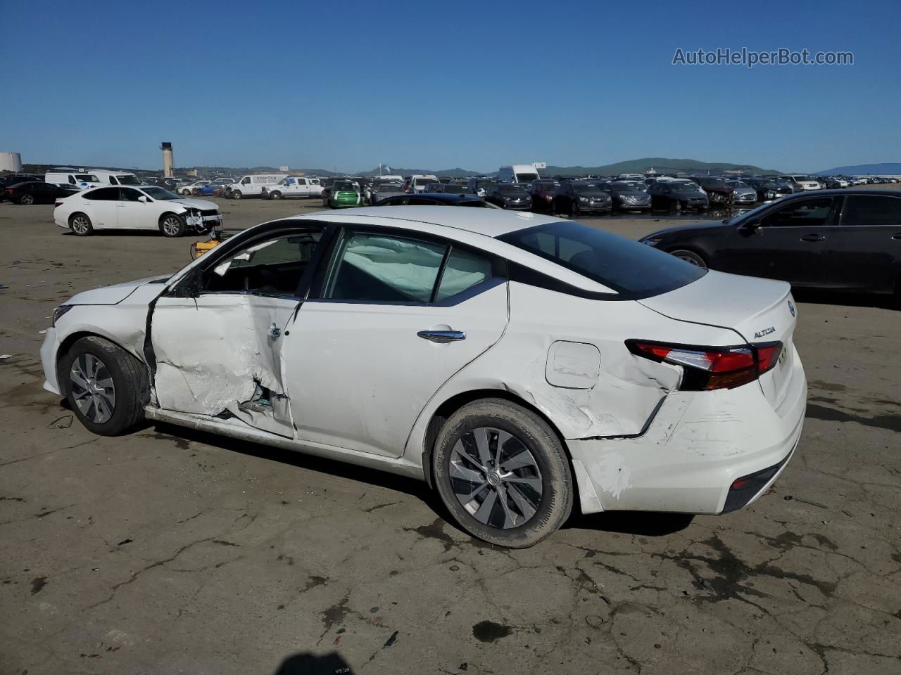 2020 Nissan Altima S White vin: 1N4BL4BV1LC285199