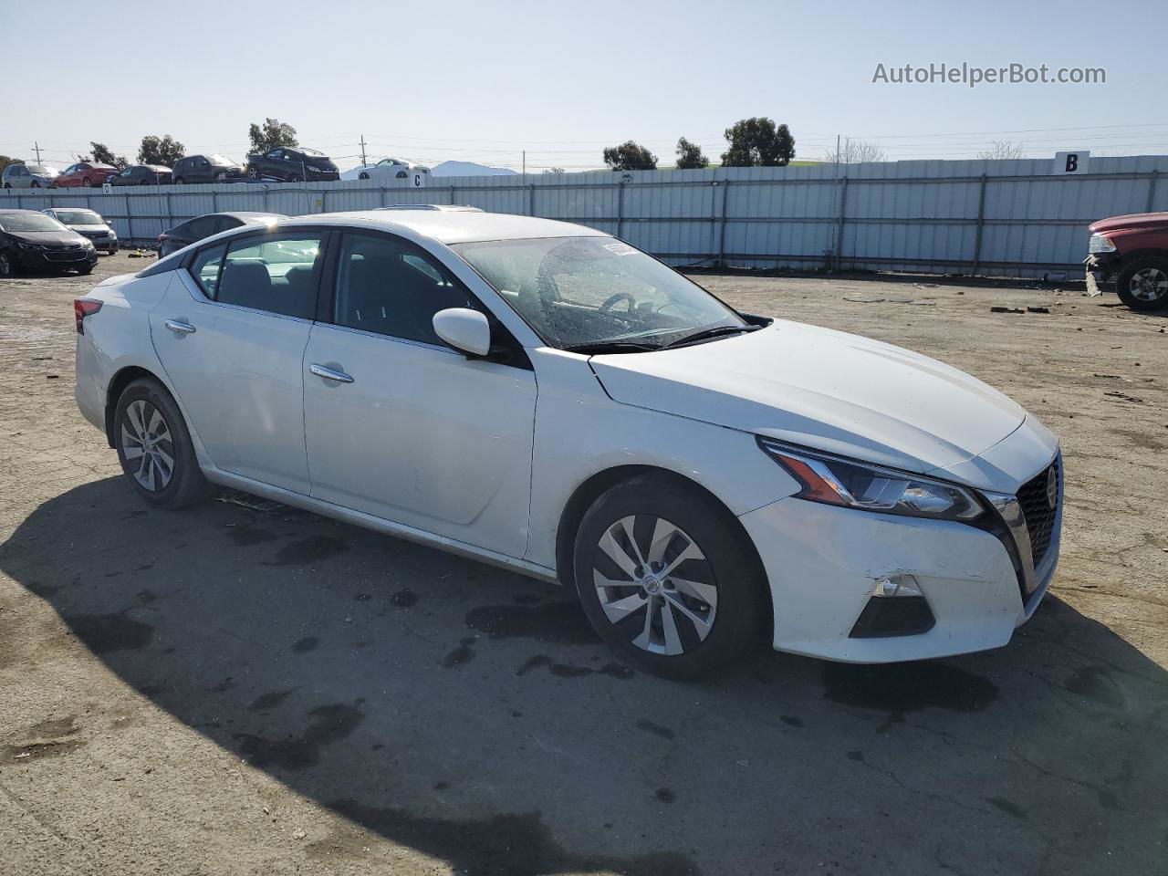 2020 Nissan Altima S White vin: 1N4BL4BV1LC285199