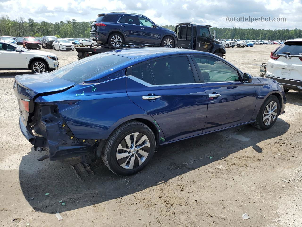 2020 Nissan Altima S Blue vin: 1N4BL4BV2LC282926