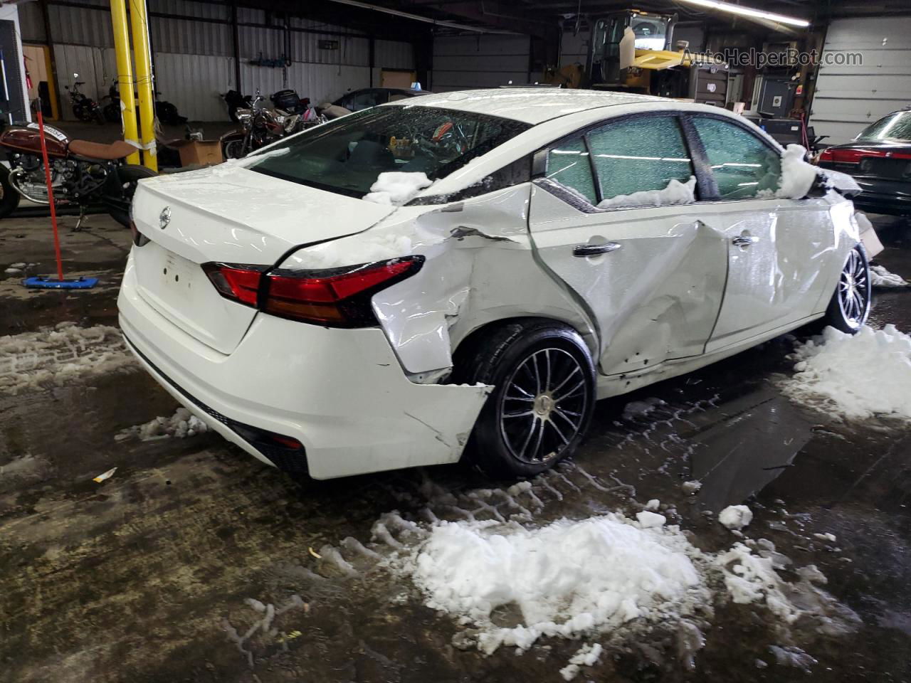 2019 Nissan Altima S White vin: 1N4BL4BV3KC203553