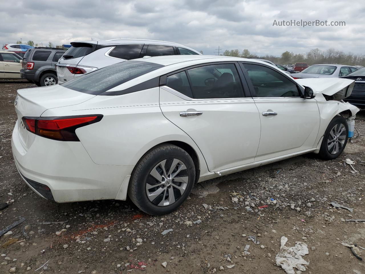 2020 Nissan Altima S White vin: 1N4BL4BV3LC102224