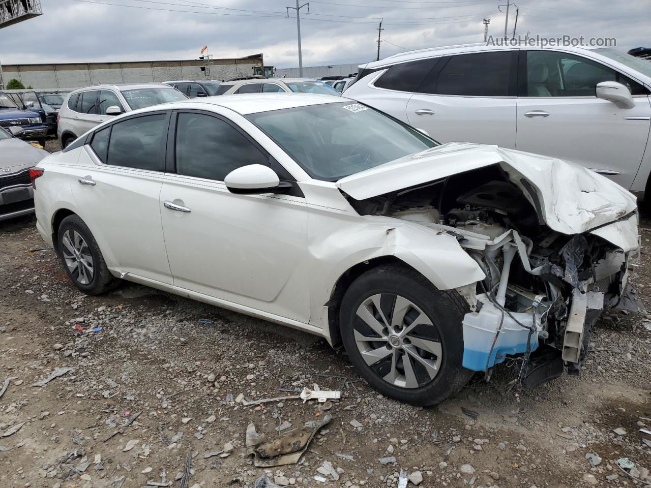 2020 Nissan Altima S White vin: 1N4BL4BV3LC102224