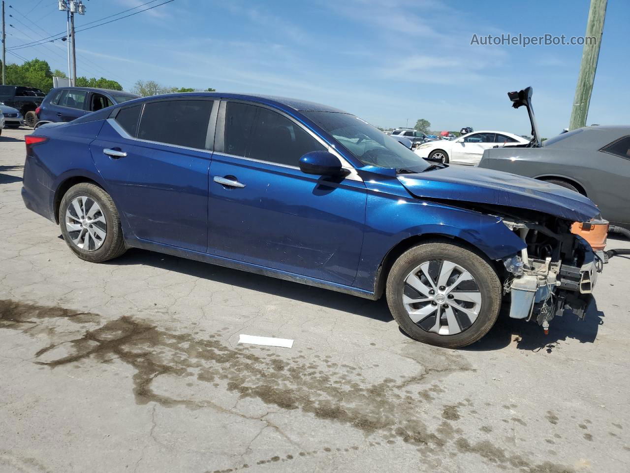 2020 Nissan Altima S Blue vin: 1N4BL4BV3LC126653