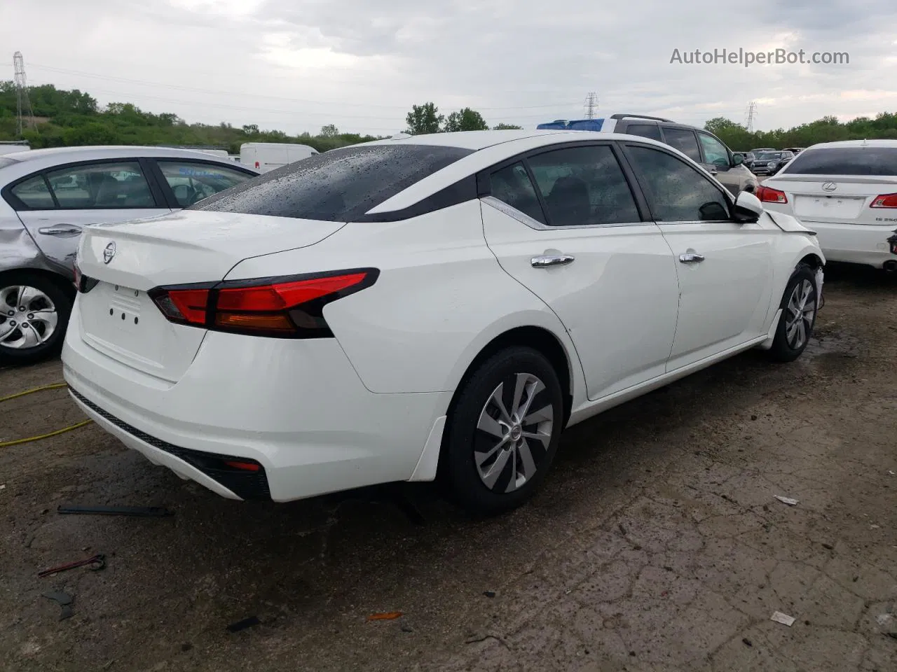 2020 Nissan Altima S White vin: 1N4BL4BV3LC165789