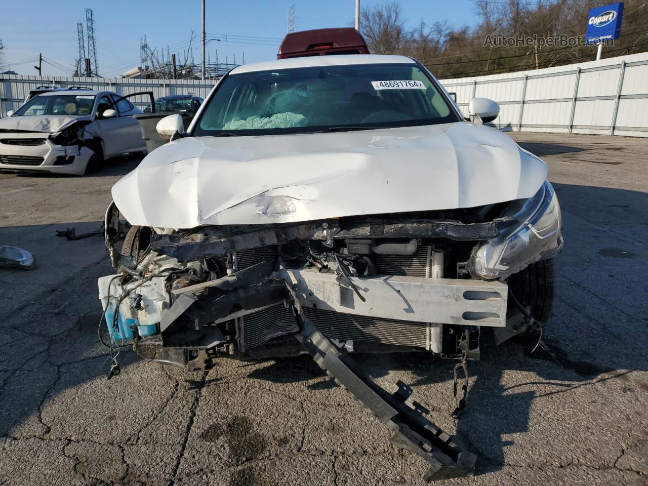 2020 Nissan Altima S White vin: 1N4BL4BV3LC197027