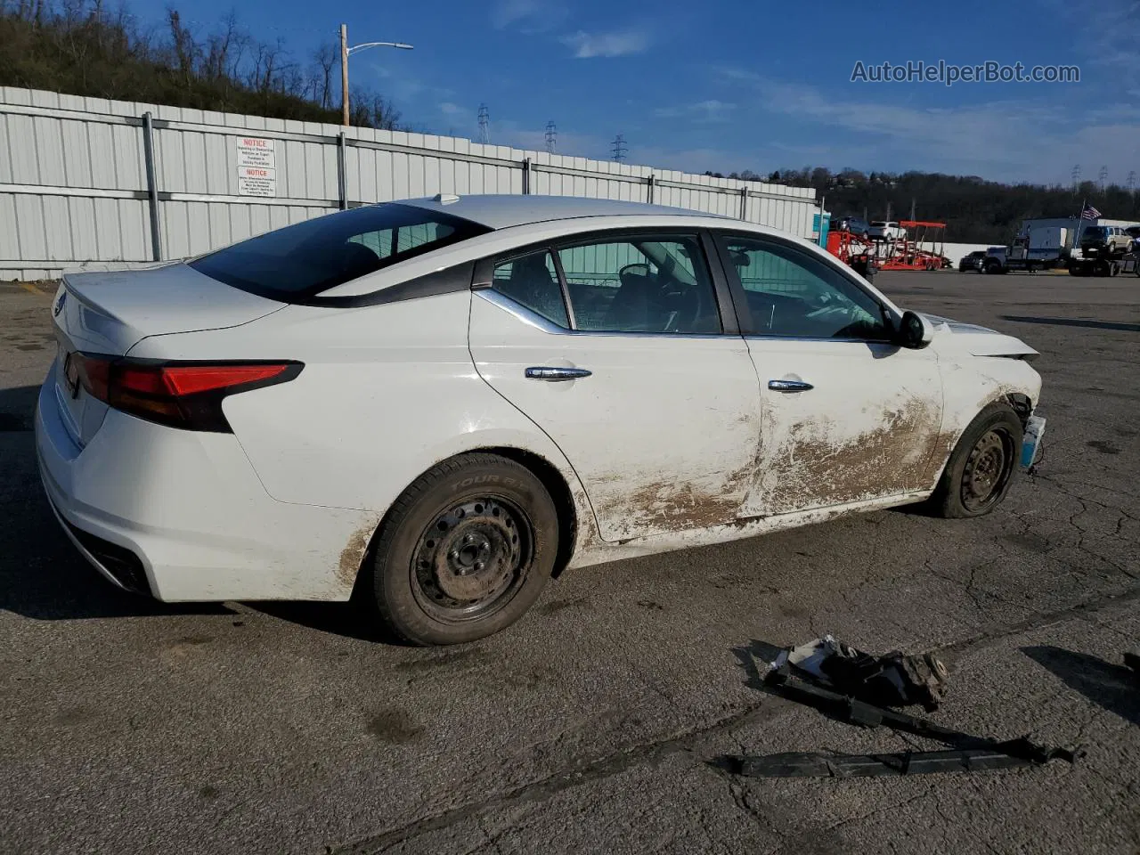 2020 Nissan Altima S White vin: 1N4BL4BV3LC197027