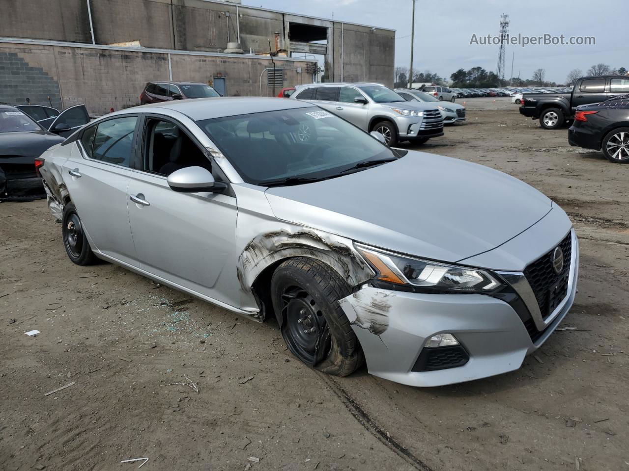 2021 Nissan Altima S Серебряный vin: 1N4BL4BV3MN382622