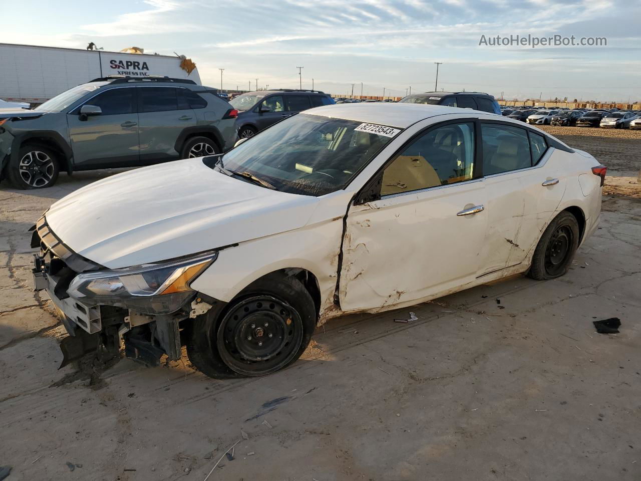 2019 Nissan Altima S Белый vin: 1N4BL4BV4KC209961