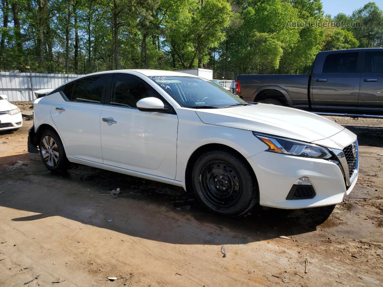 2020 Nissan Altima S White vin: 1N4BL4BV4LC248003