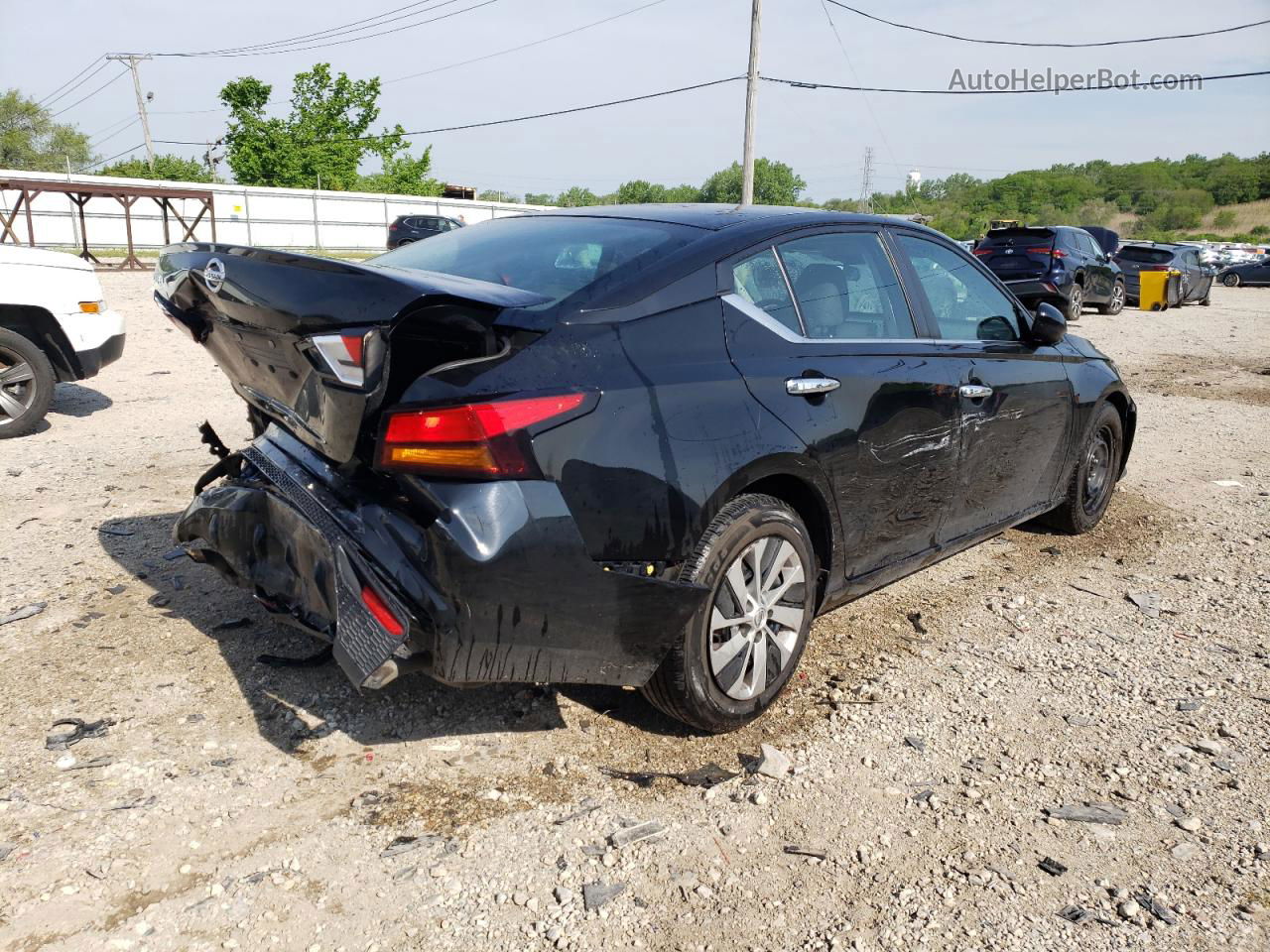 2021 Nissan Altima S Черный vin: 1N4BL4BV4MN350584