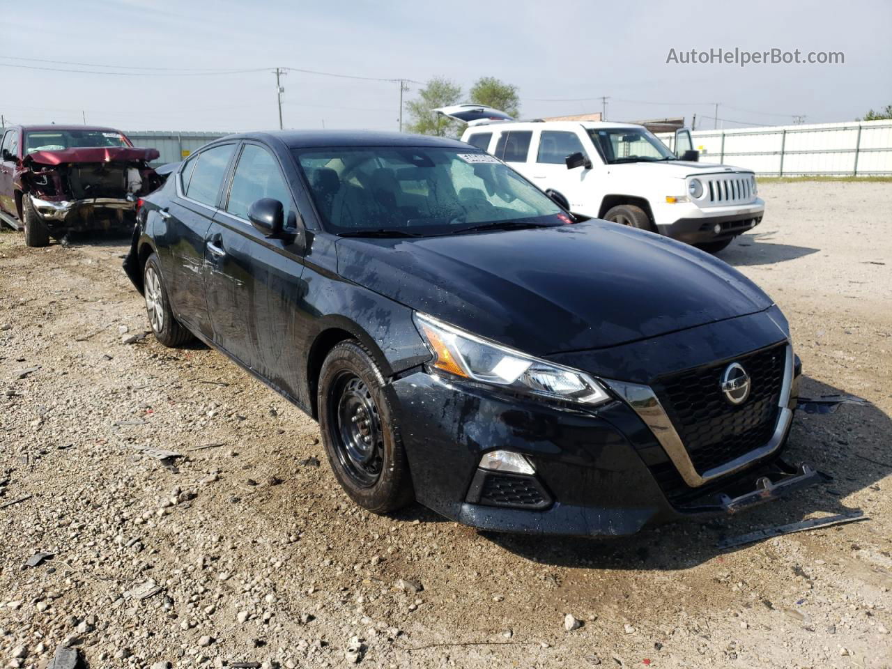 2021 Nissan Altima S Черный vin: 1N4BL4BV4MN350584