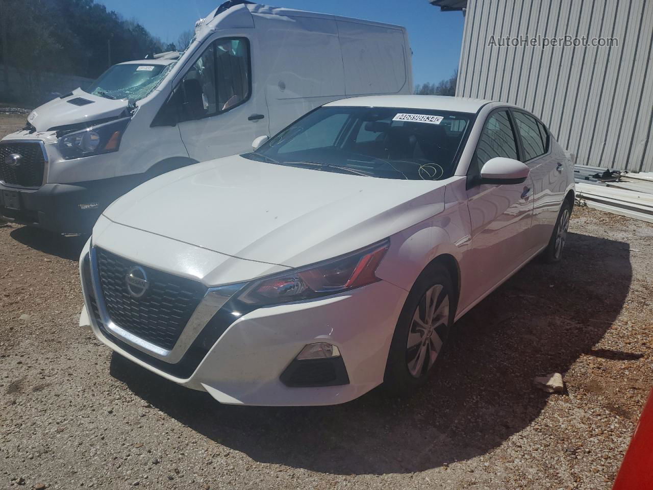 2021 Nissan Altima S White vin: 1N4BL4BV5MN395288