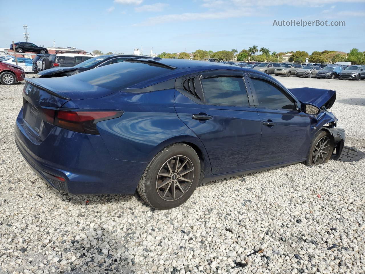 2019 Nissan Altima S Синий vin: 1N4BL4BV6KC118139