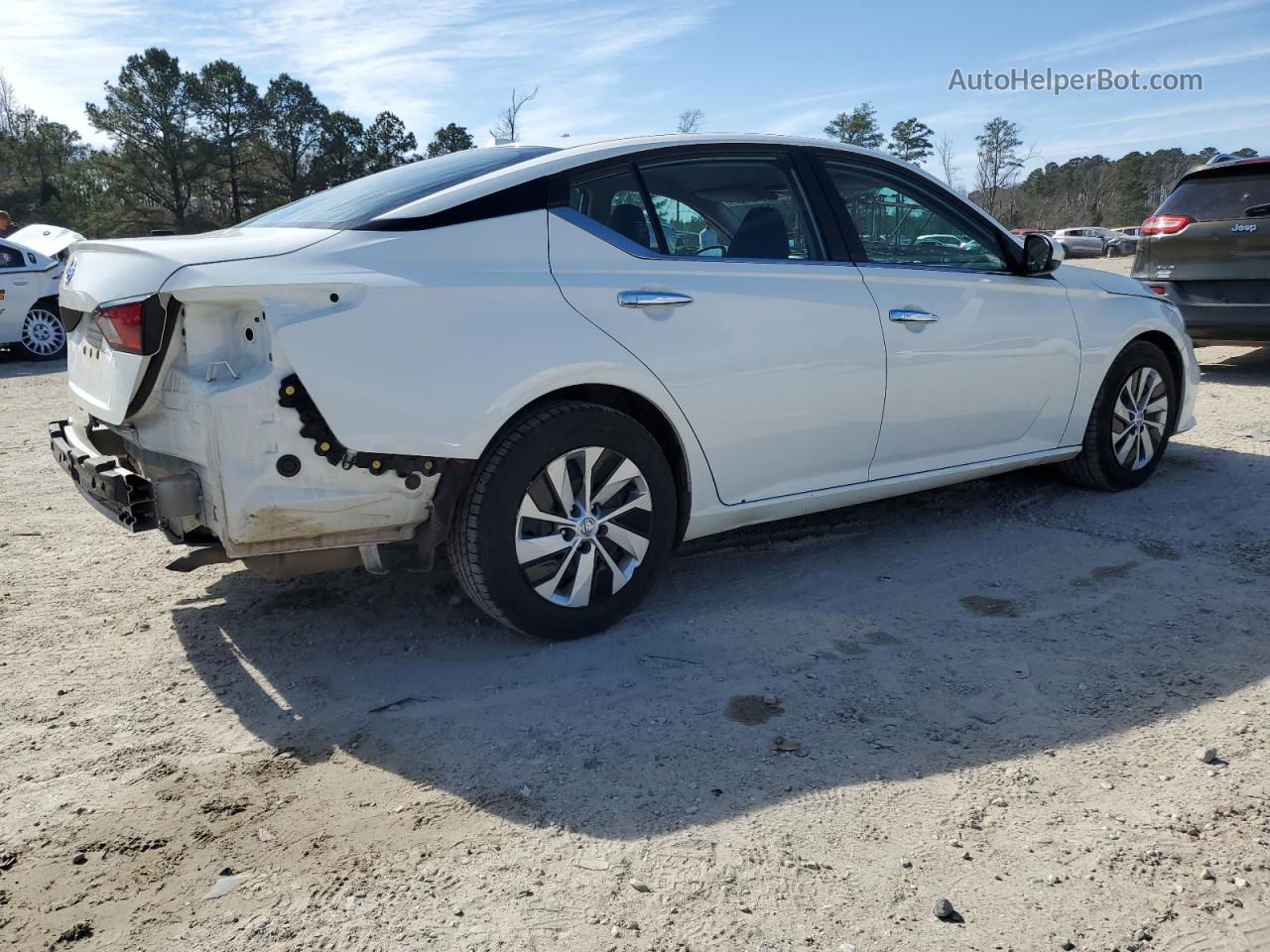 2020 Nissan Altima S White vin: 1N4BL4BV6LC130258