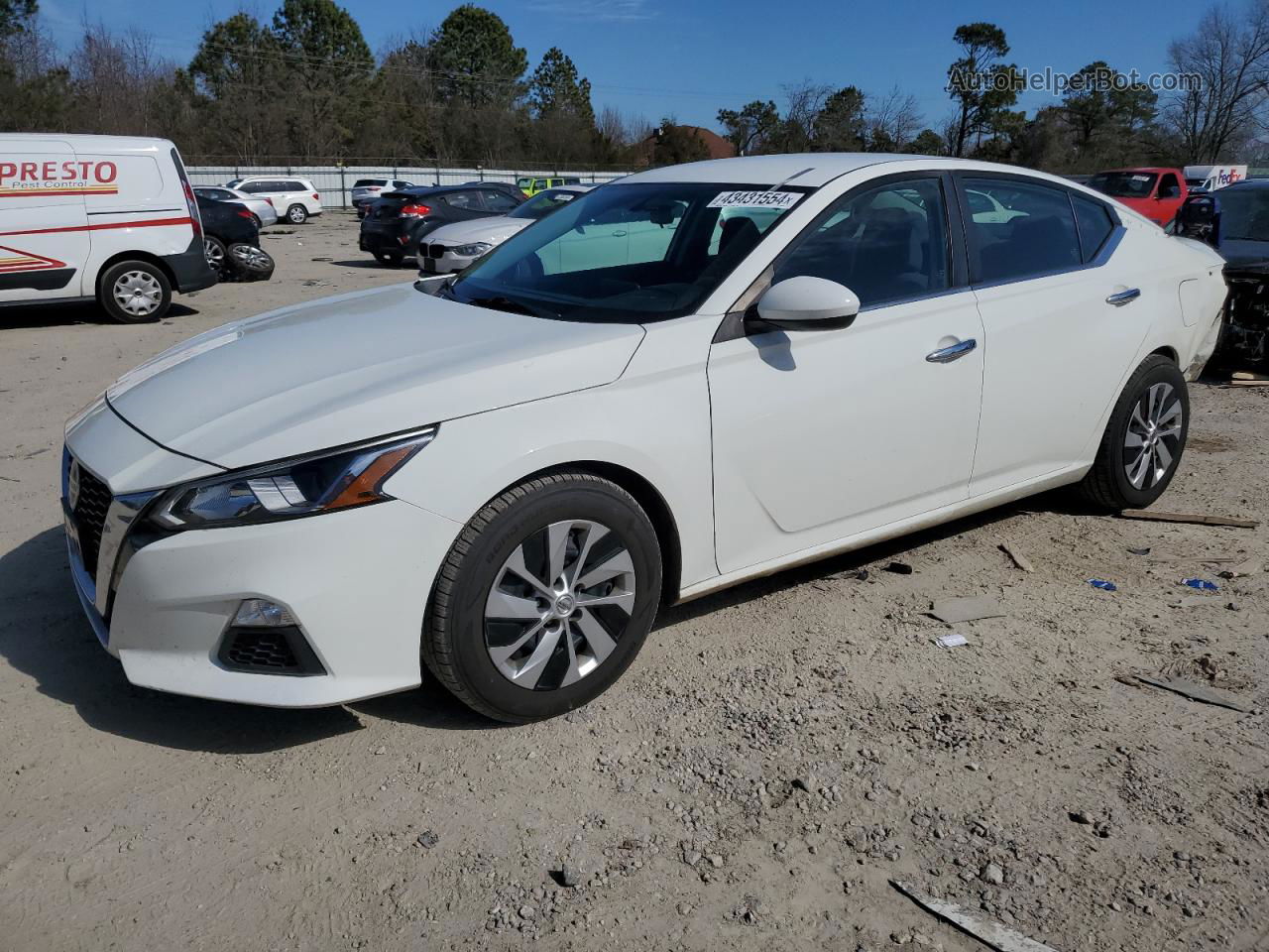 2020 Nissan Altima S White vin: 1N4BL4BV6LC130258