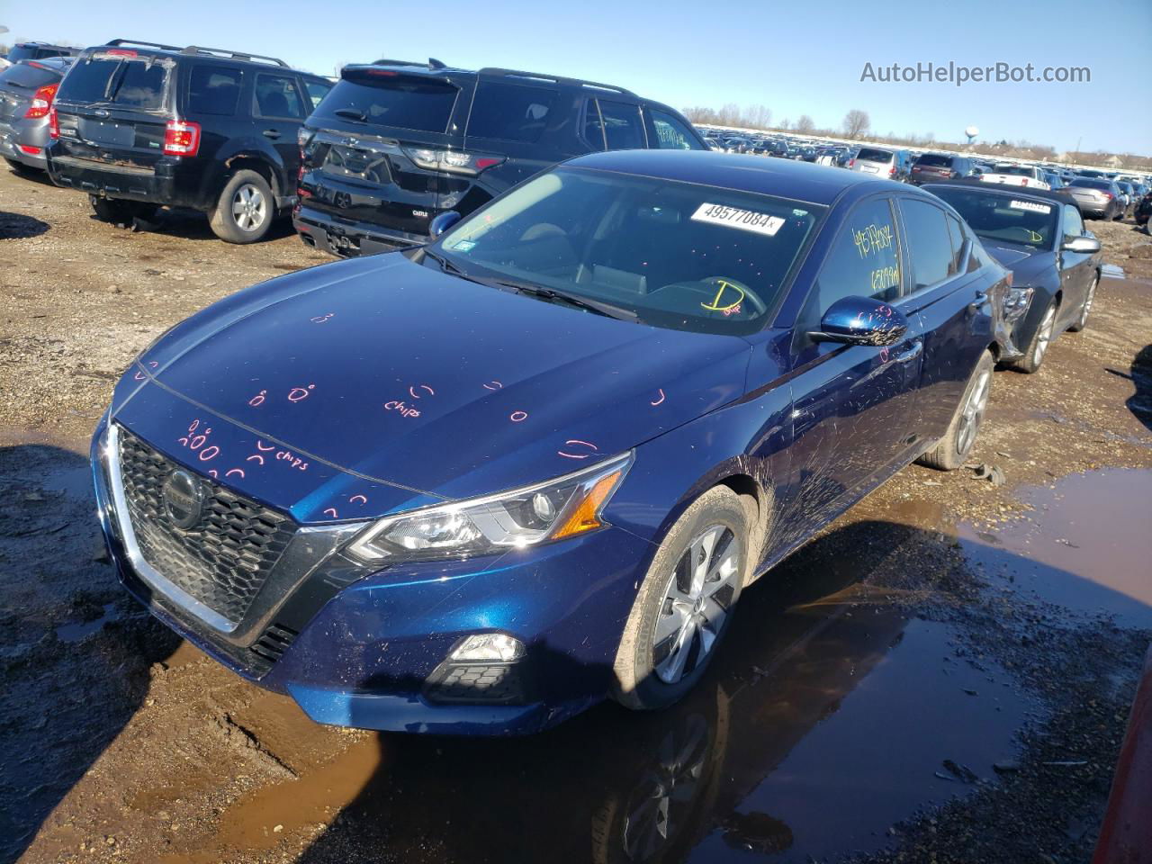 2020 Nissan Altima S Blue vin: 1N4BL4BV6LC197829