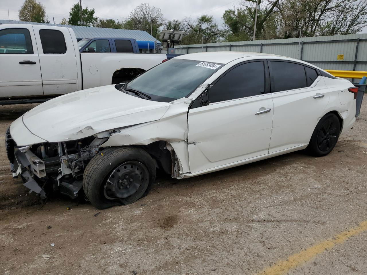 2020 Nissan Altima S White vin: 1N4BL4BV6LC259245