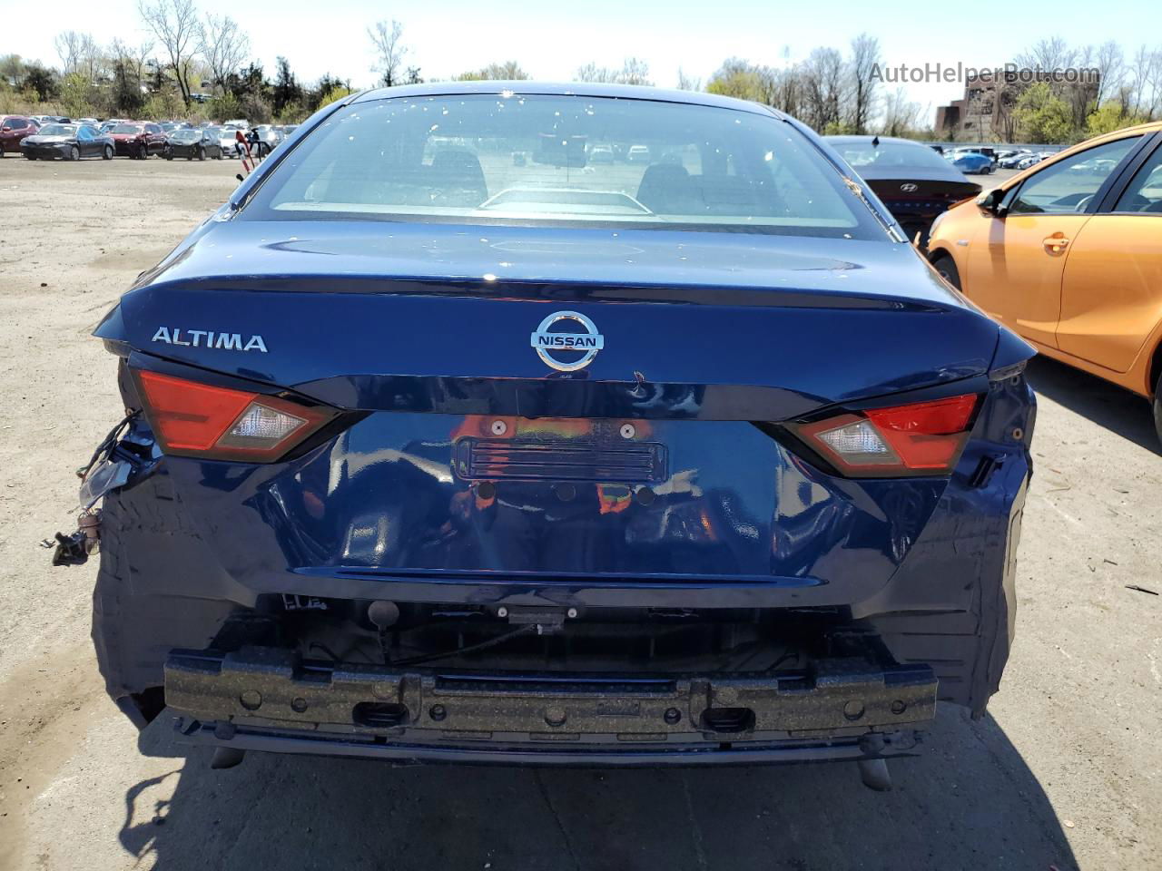 2021 Nissan Altima S Синий vin: 1N4BL4BV6MN394960