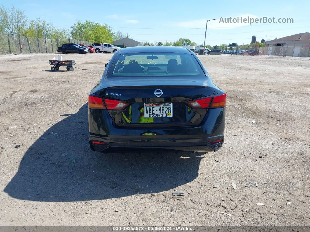 2021 Nissan Altima S Fwd Черный vin: 1N4BL4BV6MN412891