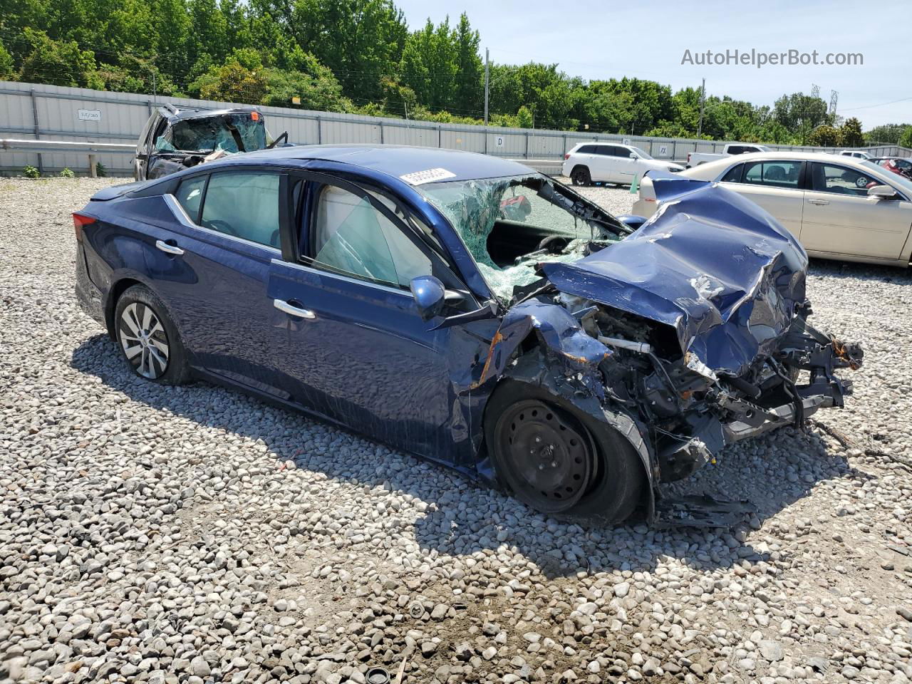 2019 Nissan Altima S Blue vin: 1N4BL4BV7KC107456