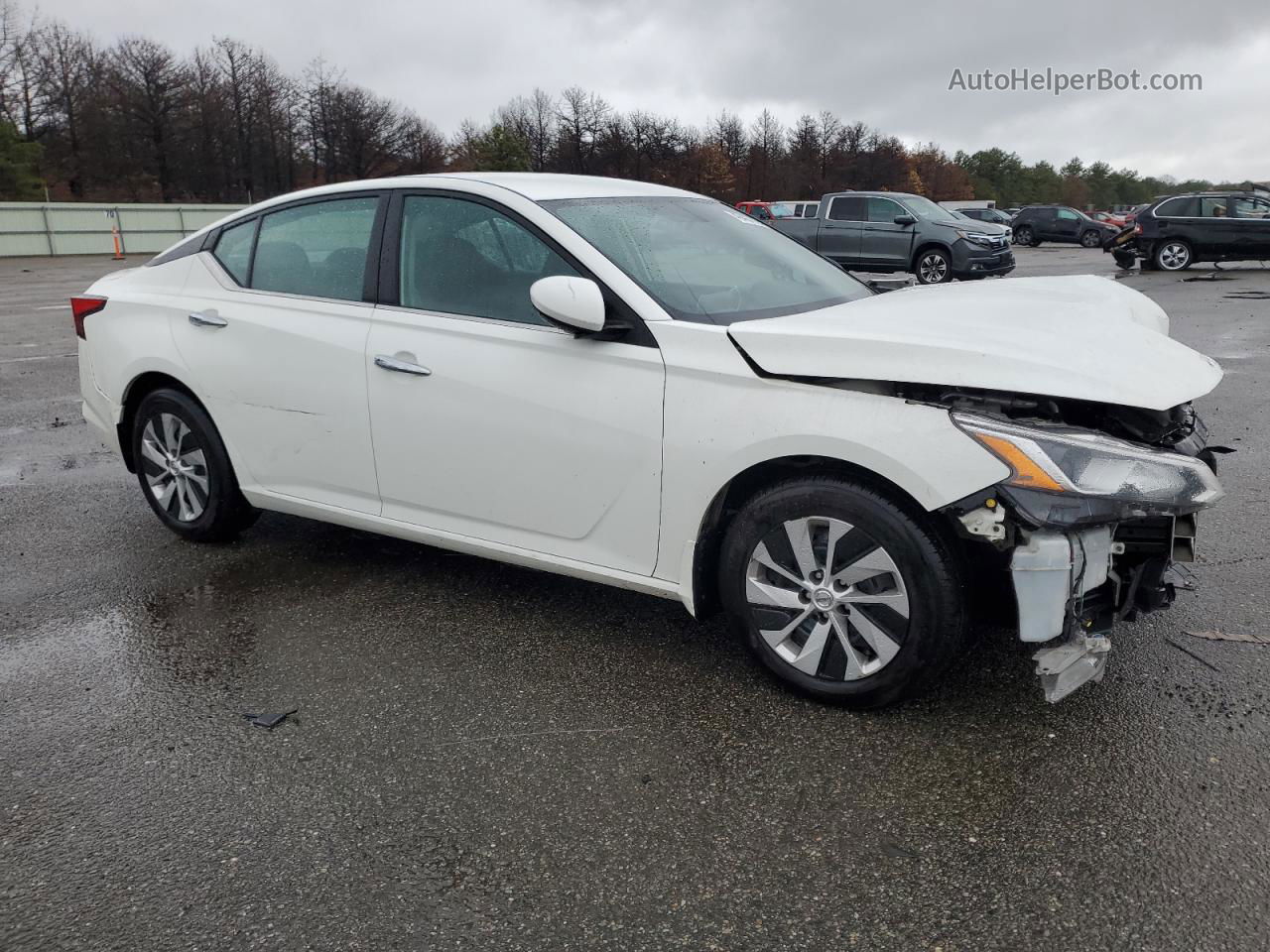 2019 Nissan Altima S White vin: 1N4BL4BV7KC250164