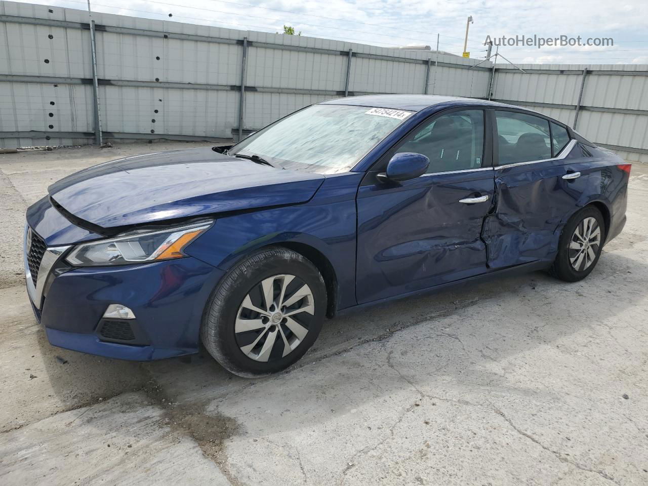 2019 Nissan Altima S Blue vin: 1N4BL4BV7KN311422