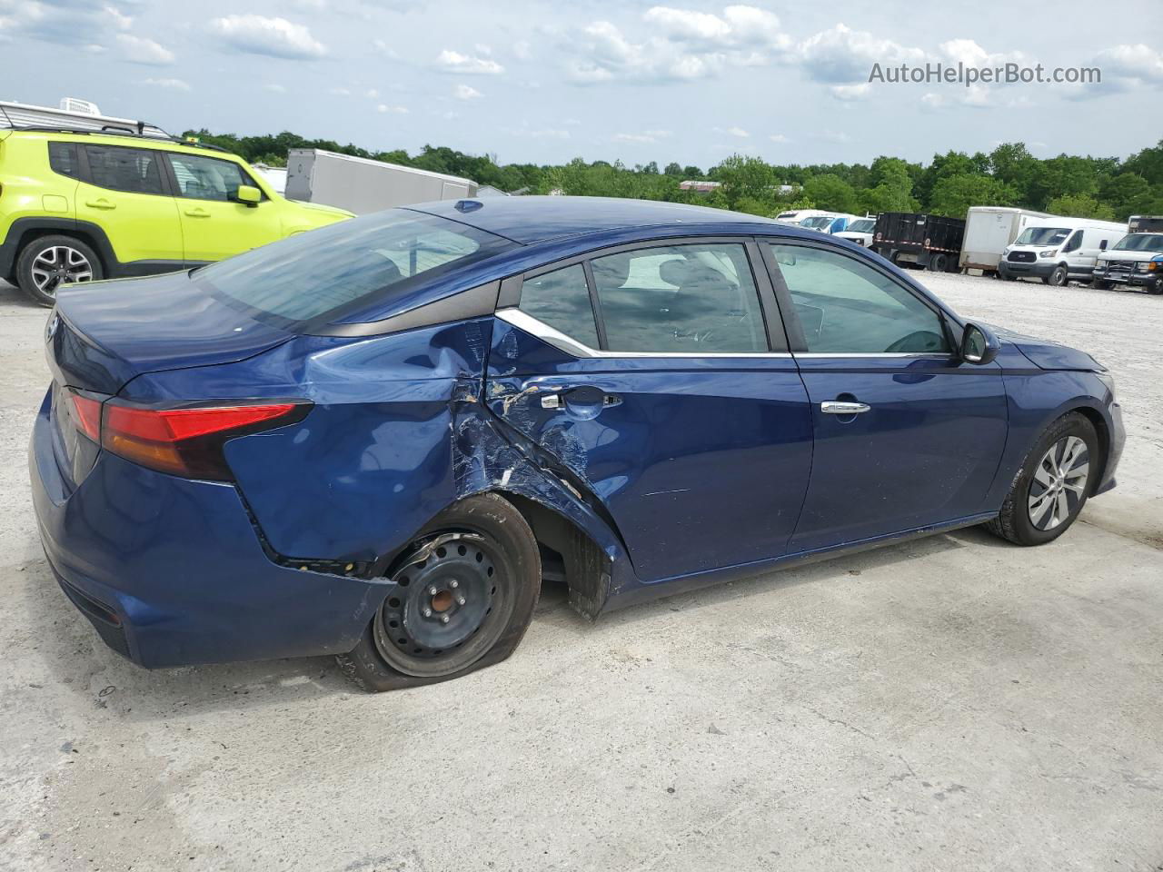 2019 Nissan Altima S Blue vin: 1N4BL4BV7KN311422