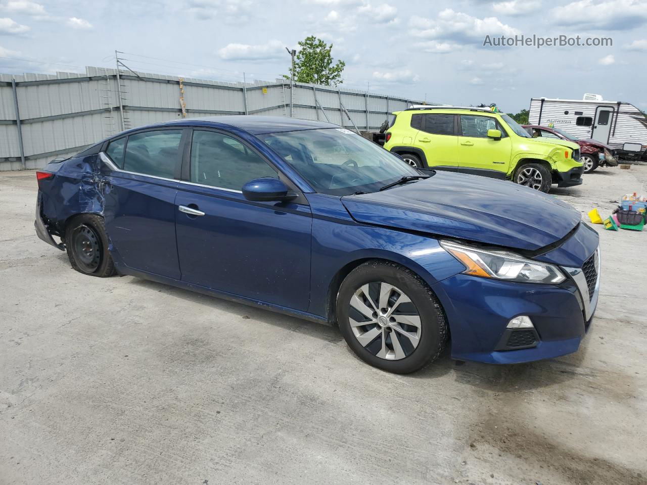 2019 Nissan Altima S Blue vin: 1N4BL4BV7KN311422