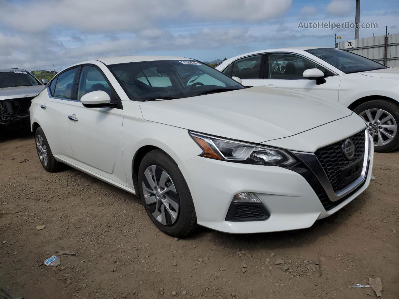 2020 Nissan Altima S White vin: 1N4BL4BV8LC202206