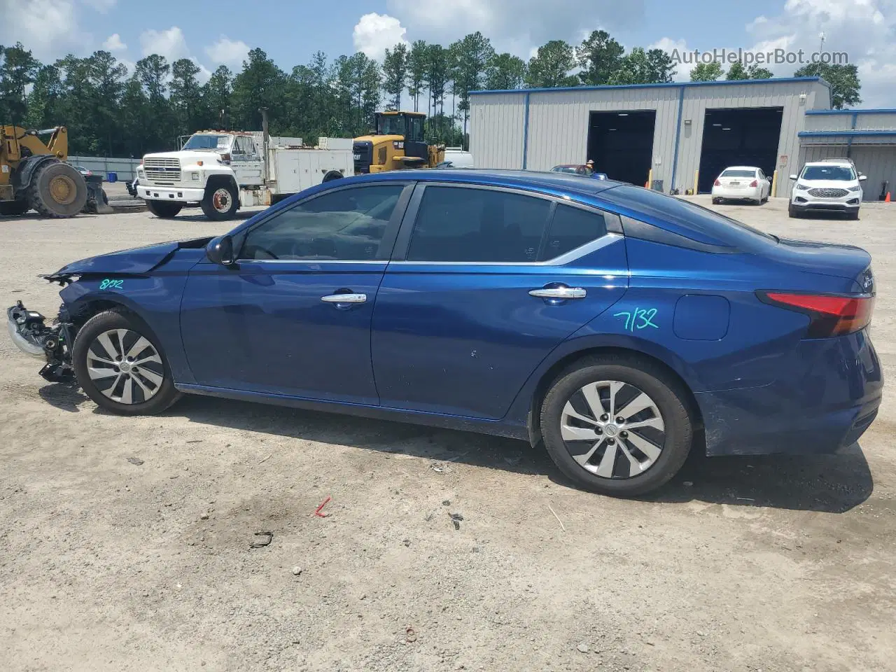 2020 Nissan Altima S Blue vin: 1N4BL4BV8LC228451