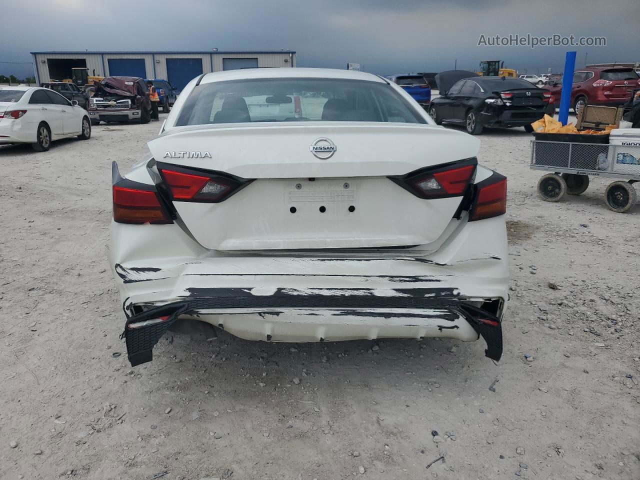 2021 Nissan Altima S White vin: 1N4BL4BV8MN386486