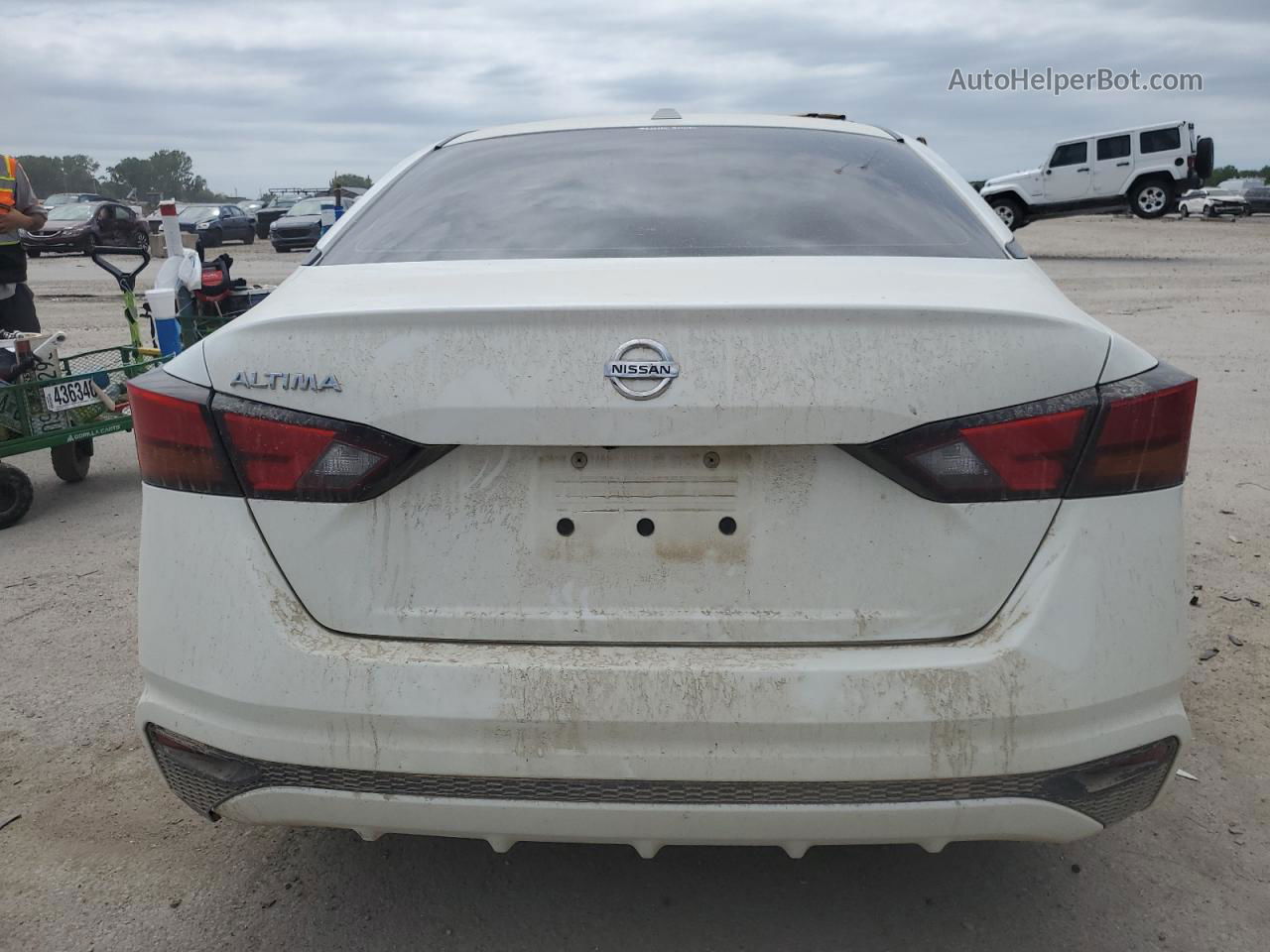 2019 Nissan Altima S White vin: 1N4BL4BV9KC228862