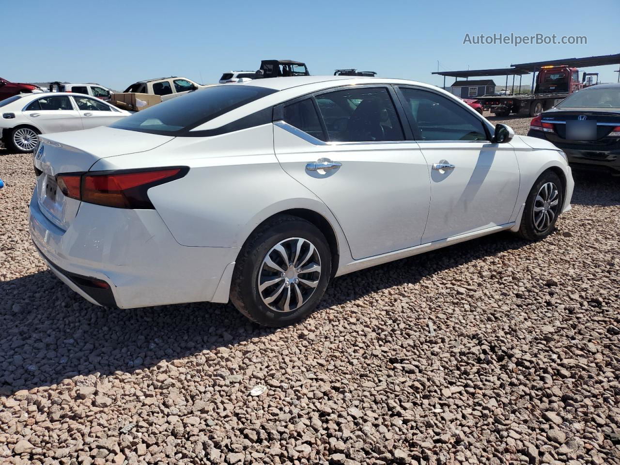 2019 Nissan Altima S Белый vin: 1N4BL4BV9KN327184