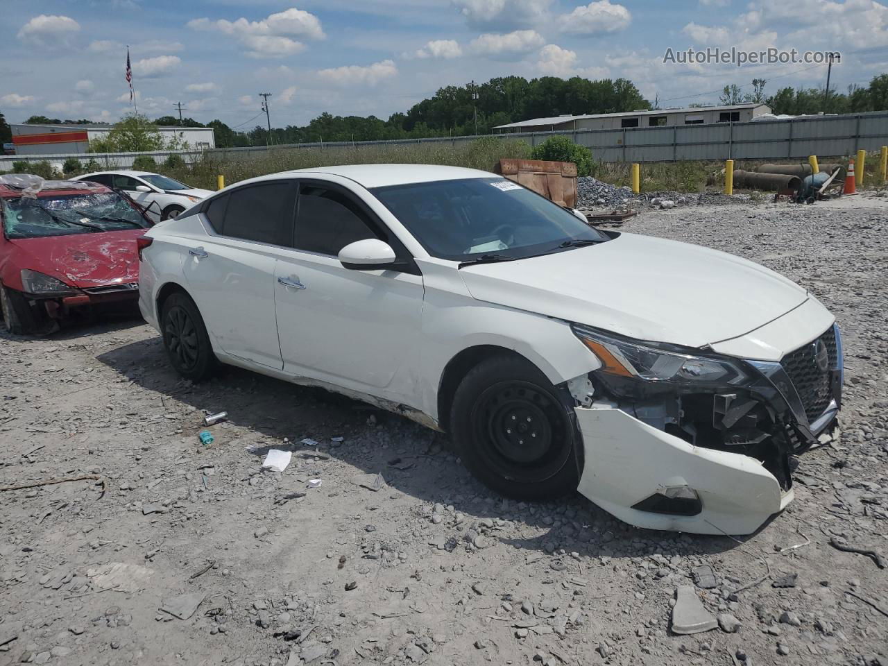 2020 Nissan Altima S White vin: 1N4BL4BV9LC236977