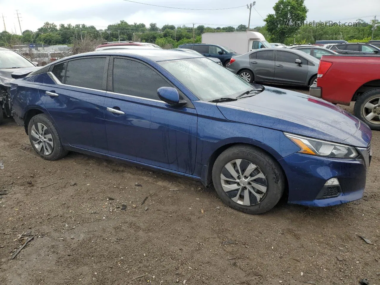 2020 Nissan Altima S Синий vin: 1N4BL4BV9LN313741