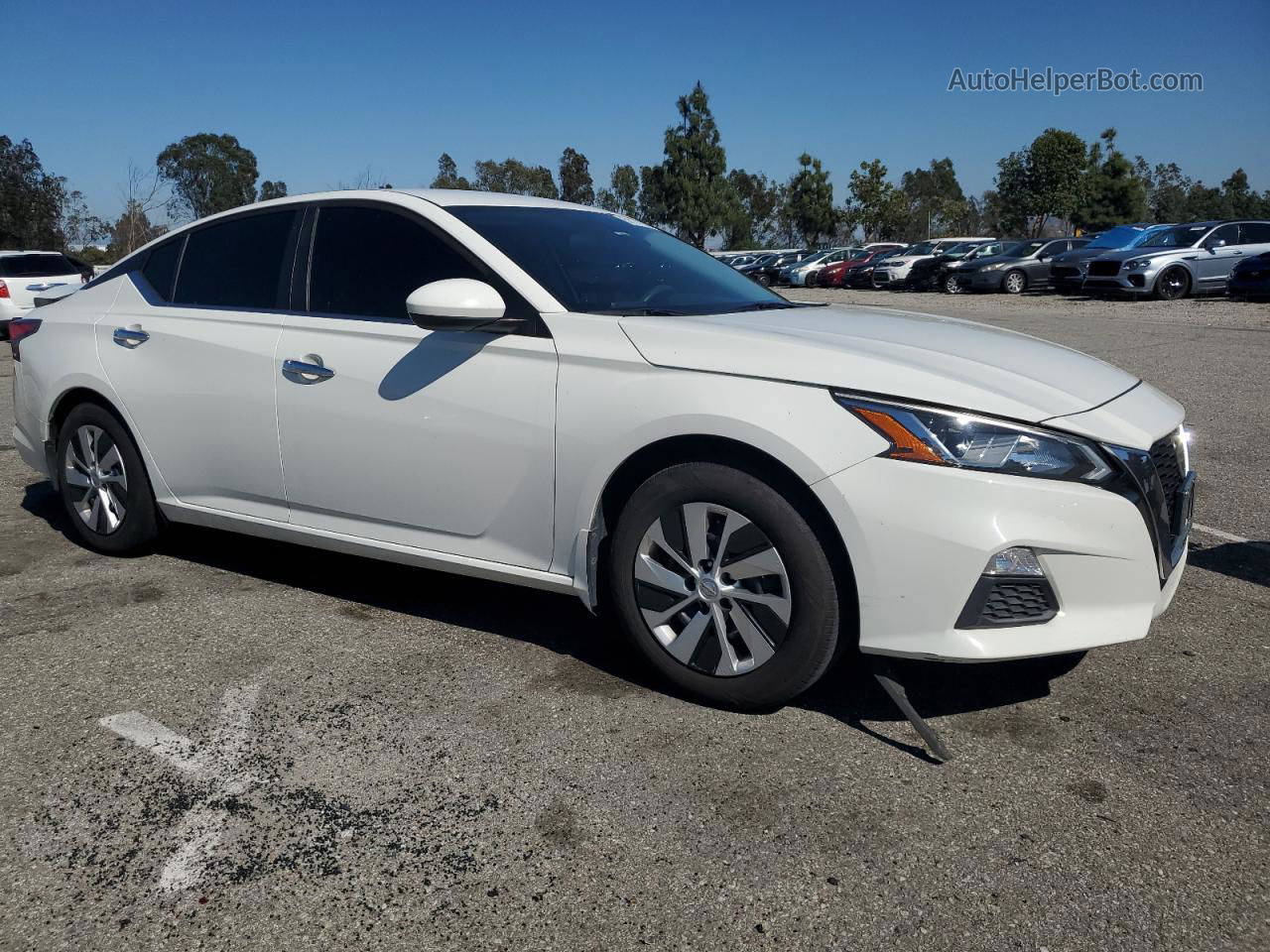 2020 Nissan Altima S White vin: 1N4BL4BV9LN316526