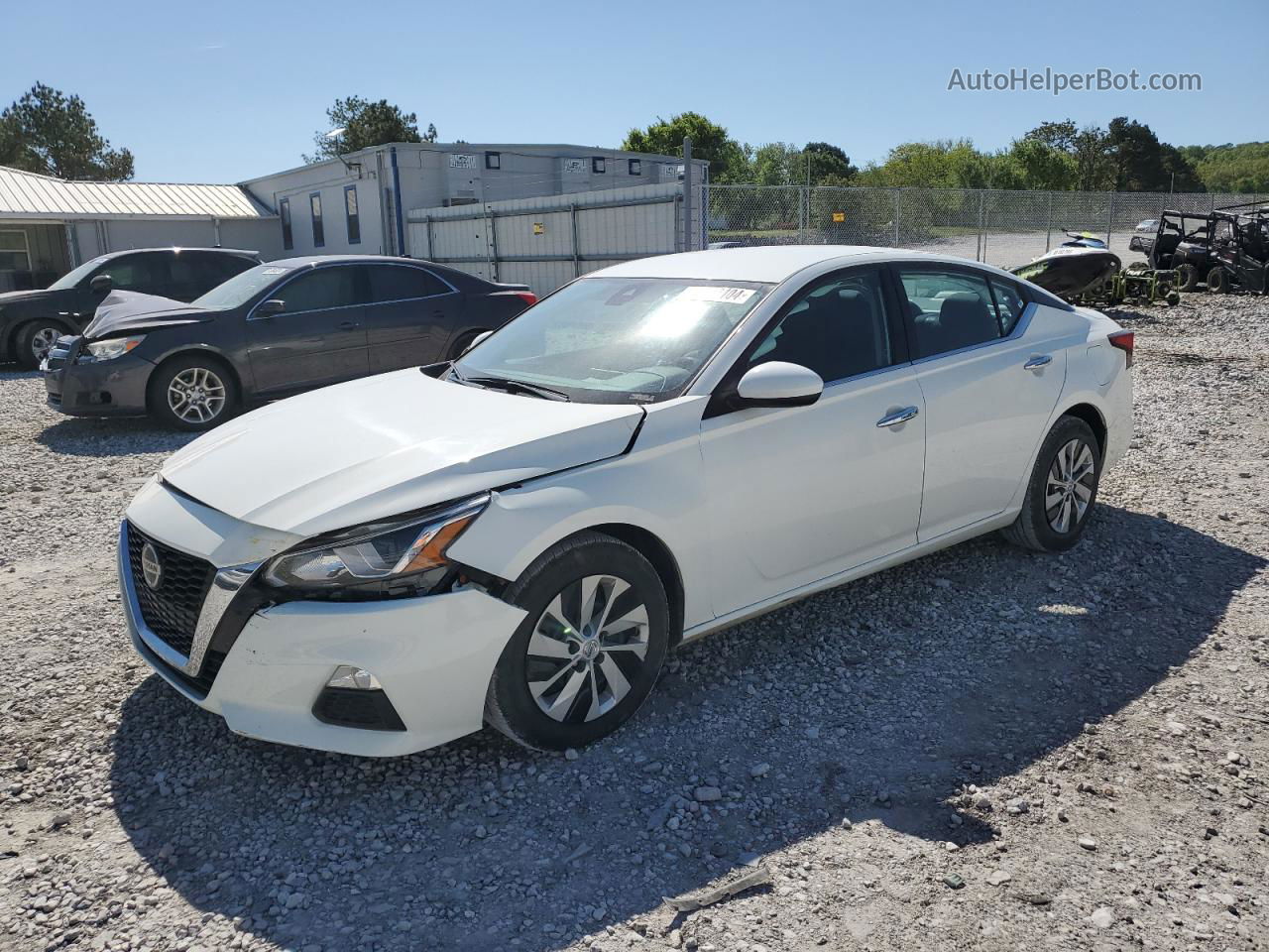 2021 Nissan Altima S White vin: 1N4BL4BV9MN398310